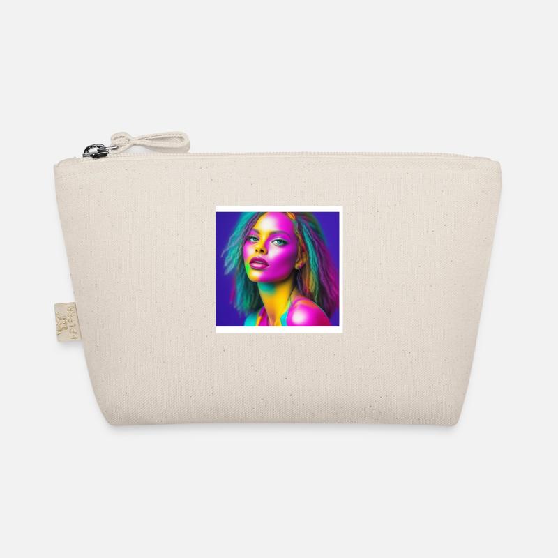 Frau Farbig Bio-Täschchen