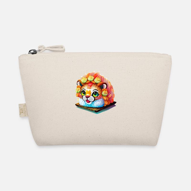 Sushi Lion - Organic Pouch - nature