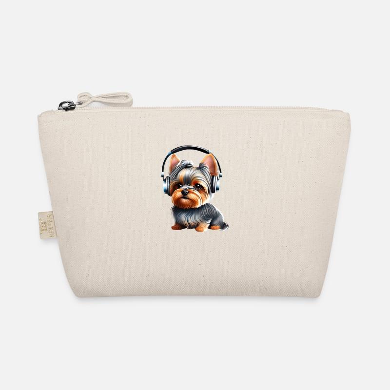 Chiot, Chien, Écouter De La Musique, Yorkshire Terrier Trousse biologique