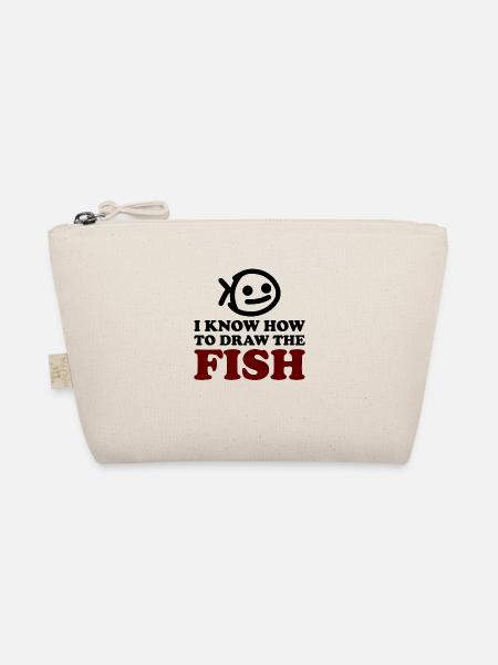 The Fish - Bio-Täschchen - Natur