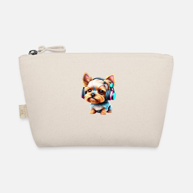 chiot, chien, yorkshire terrier, écouter de la musique Trousse biologique
