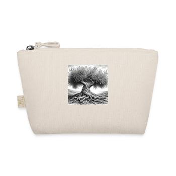 Drawing of an olive tree - Organic Pouch - nature - Front