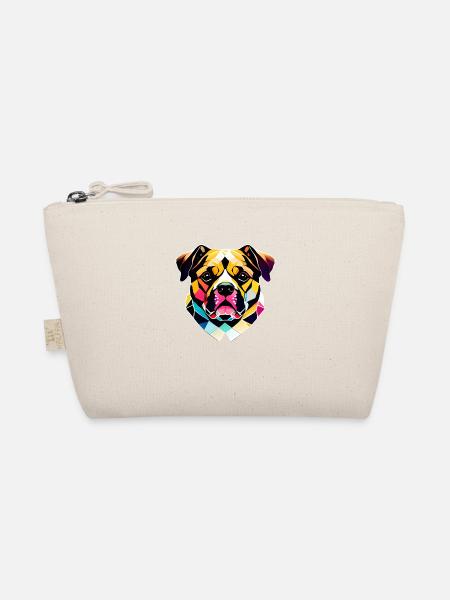 Hundehalter Bulldogge Hunde Hund Hundebesitzer - Bio-Täschchen - Natur - Vorne
