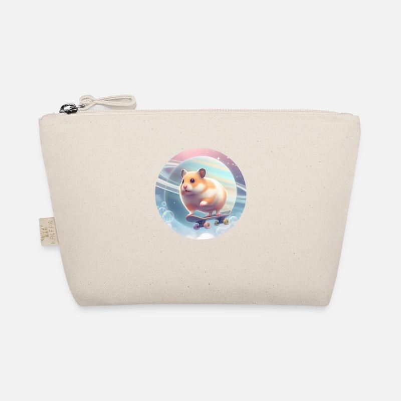 Hamster qui fait du skateboard dans l'espace - Trousse biologique - nature