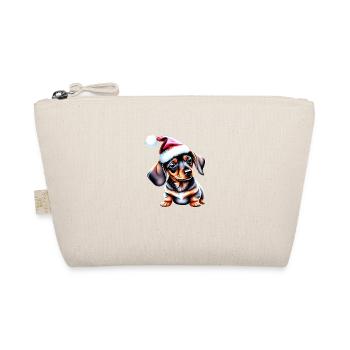 Teckel Noël Noël Chien Teckel Chiot - Trousse biologique - nature - Devant