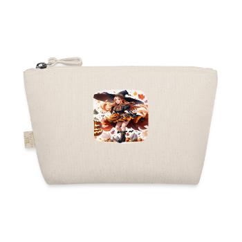 Sorceress Pumpkin Spooky Spooky Gruesome - Organic Pouch - nature - Front