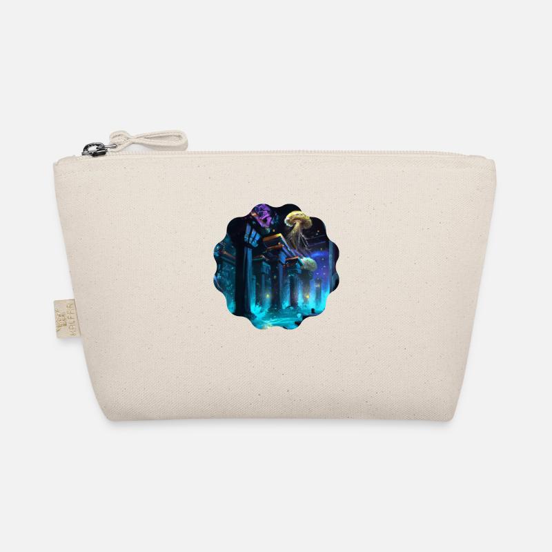 Underwater Temple Organic Pouch
