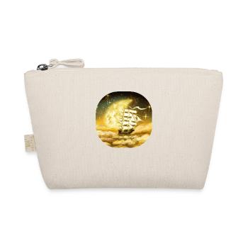 Goldenes Schiff - Bio-Täschchen - Natur - Vorne