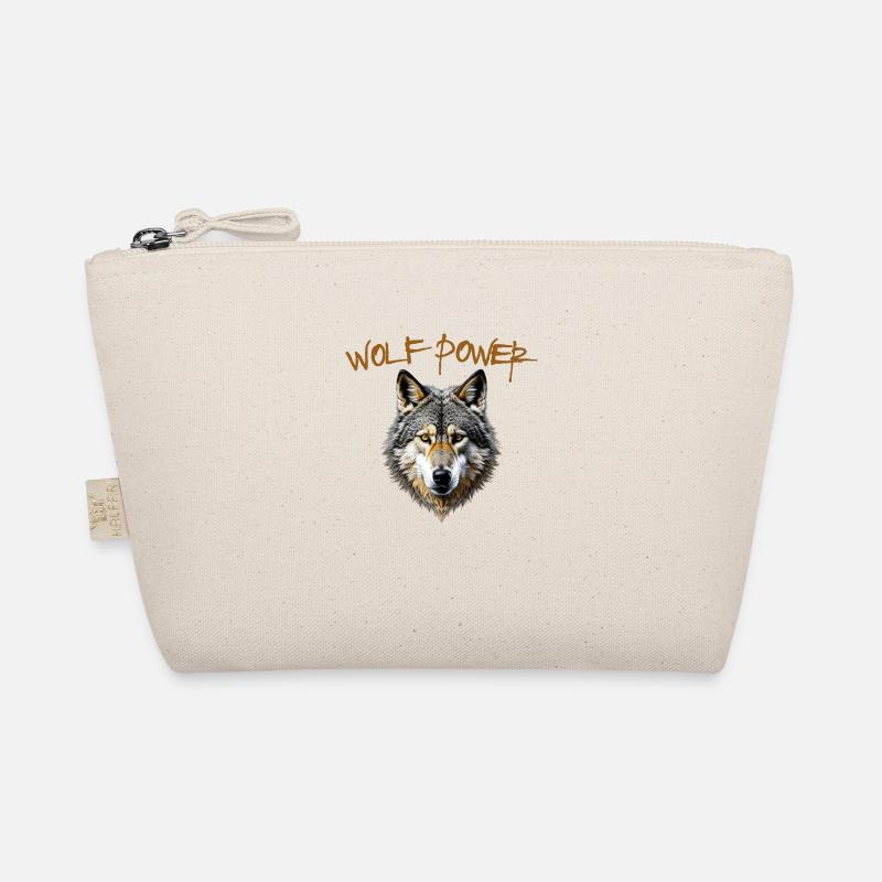 Wolf Power, die Kraft des Wolfes - Bio-Täschchen - Natur