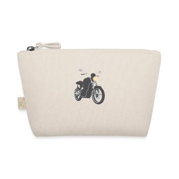 Motorcycle Fan Motorcycle Motorcross Motorcyclist - Organic Pouch - nature - Front