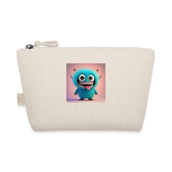 Happy Halloween cute monster scary funny spooky - Organic Pouch - nature - Front