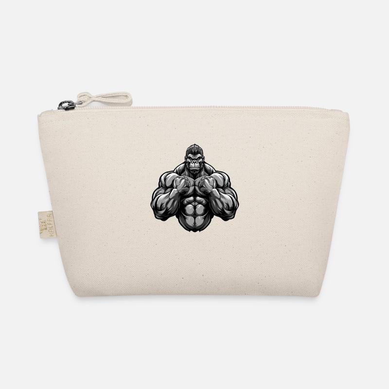 Gorilla Muscles Workout Gym Organic Pouch