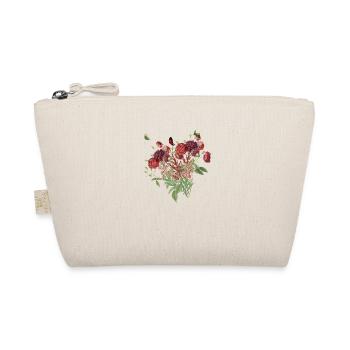 Bouquet de fleurs rouge vintage - Trousse biologique - nature - Devant