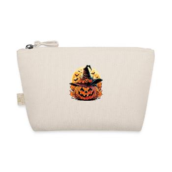 happy pumpkin - Bio-Täschchen - Natur - Vorne