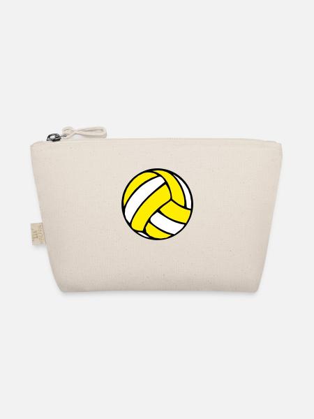 Volleyball BeachVolleyball Beachball 2 0 - Bio-Täschchen - Natur - Vorne