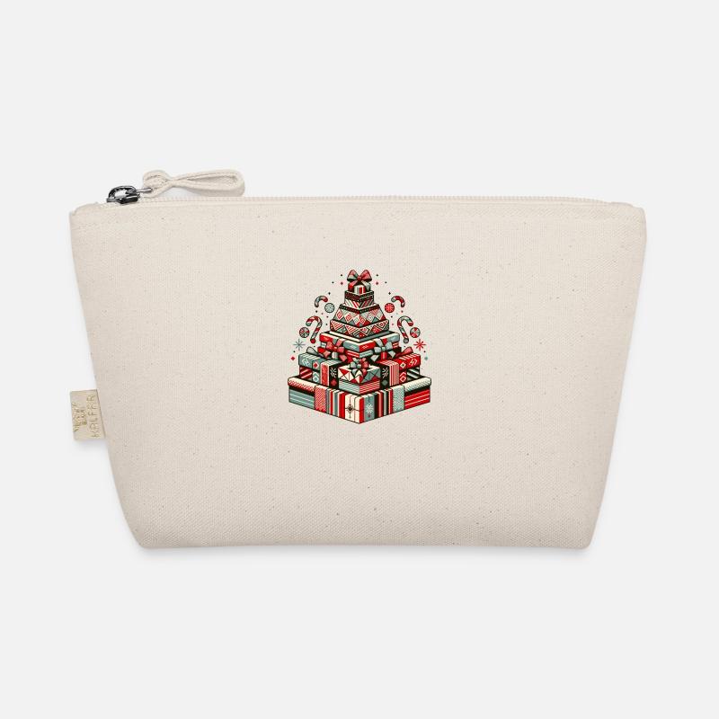 Geschenkbaumzauber in der Weihnachtszeit 🎄 - Bio-Täschchen - Natur