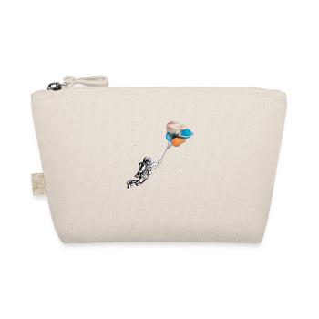 Astronaut with balloons in the shape of planets - Organic Pouch - nature - Front