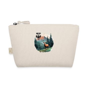 Tyrolean Adler & Hirsch is loyal to the state of Tyrol - Organic Pouch - nature - Front
