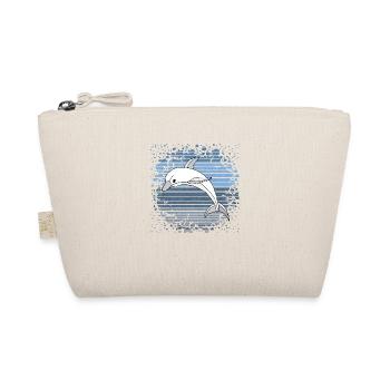 Delfin - Bio-Täschchen - Natur - Vorne