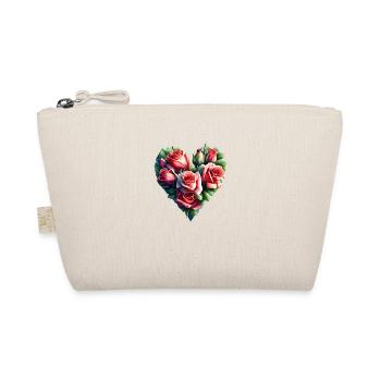 Valentine's Day, Wedding, Love, Engagement, Mother's Day - Organic Pouch - nature - Front