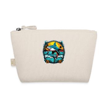 Shark & Sunset - Organic Pouch - nature - Front