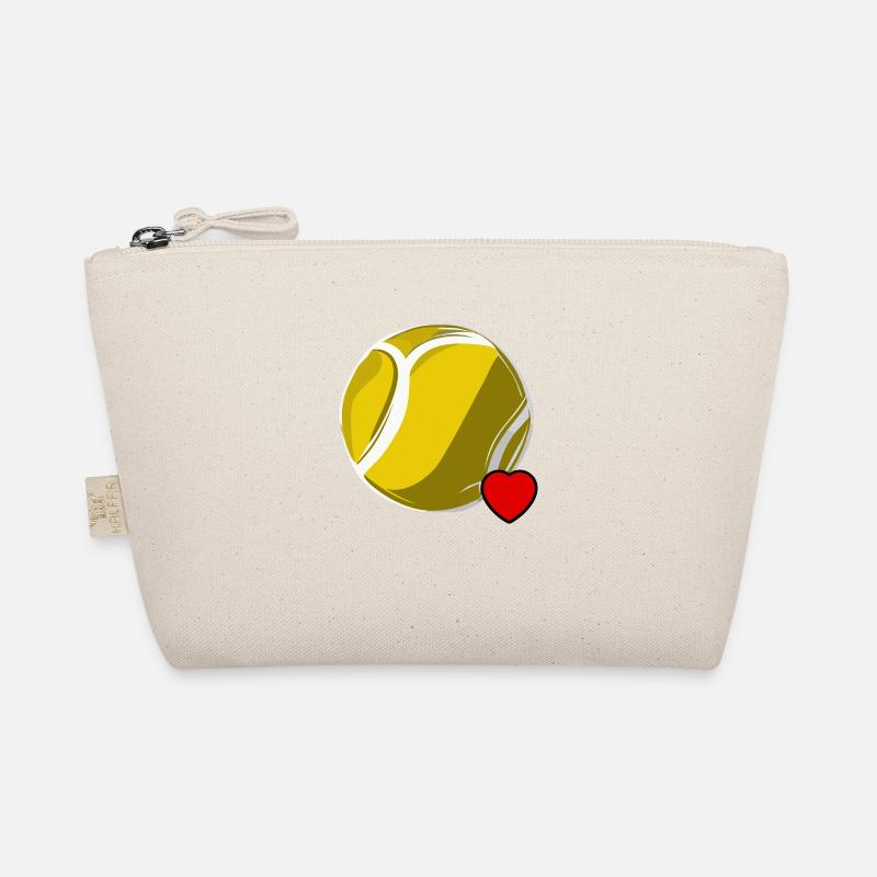 Liebe Tennis - Bio-Täschchen - Natur