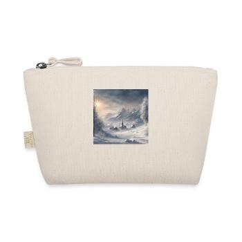 Winter landscape with lots of snow - Organic Pouch - nature - Front