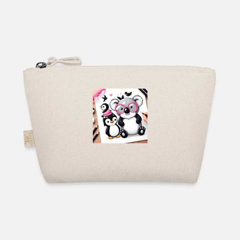 Koala and penguin Organic Pouch