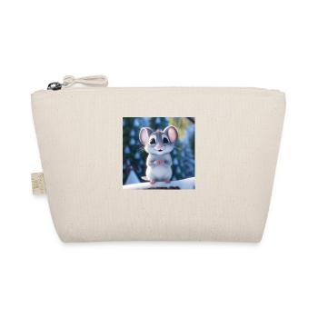 Souris mignonne en hiver - Trousse biologique - nature - Devant