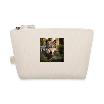 The power of the wolf - Organic Pouch - nature - Front