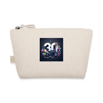 30th Anniversary Motorcycle Designs: Speed & Style - Organic Pouch - nature - Front