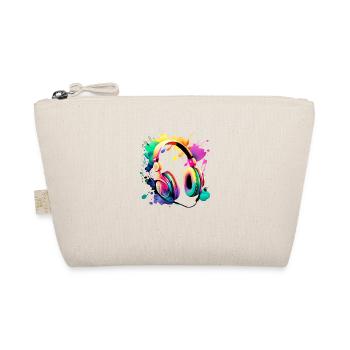 Listen to Music, Musician, Headphones, Gamer, Singer, Vocals - Organic Pouch - nature - Front