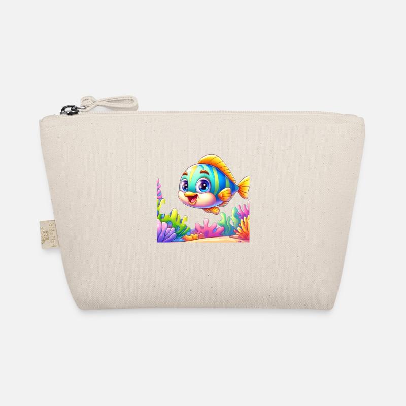 Cartoon Fish 2 Organic Pouch