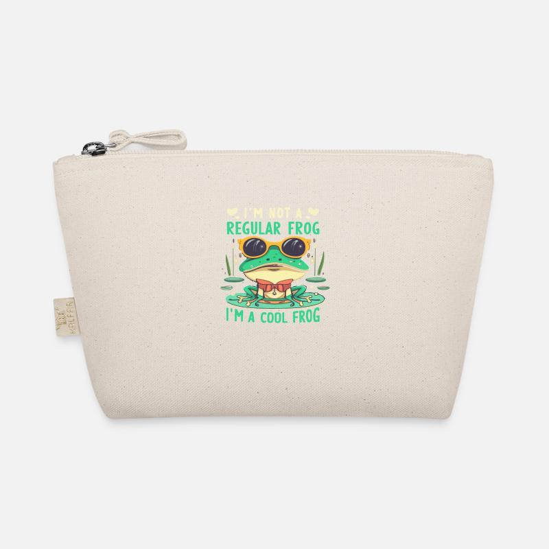 I´m not a regular Frog i´m a cool Frog - Bio-Täschchen - Natur