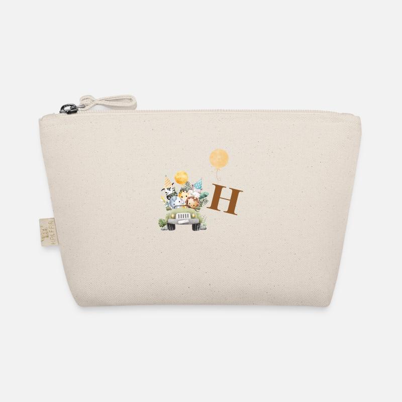 Letter H Safari Organic Pouch