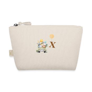 Letter x Safari - Organic Pouch - nature - Front