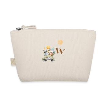 Letter W Safari - Organic Pouch - nature - Front