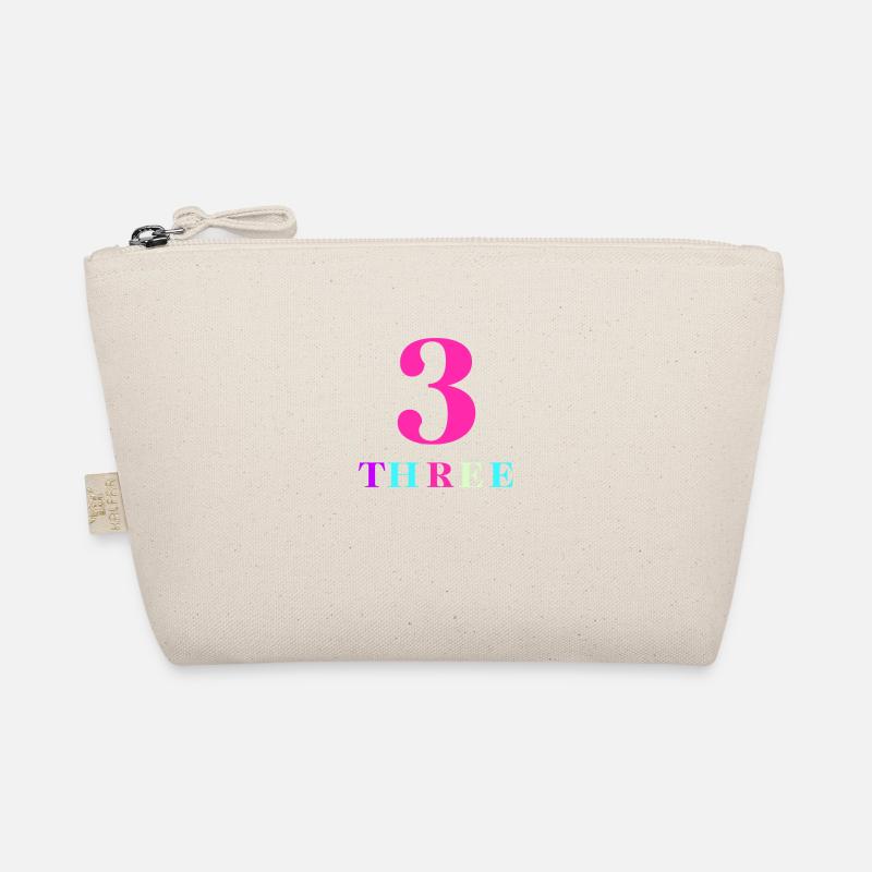 Three-3rd Anniversary Organic Pouch