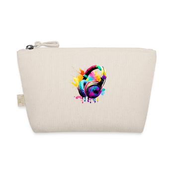 Headphones, Musicians, Listen to Music, Vocals, Gamer, Singer - Organic Pouch - nature - Front