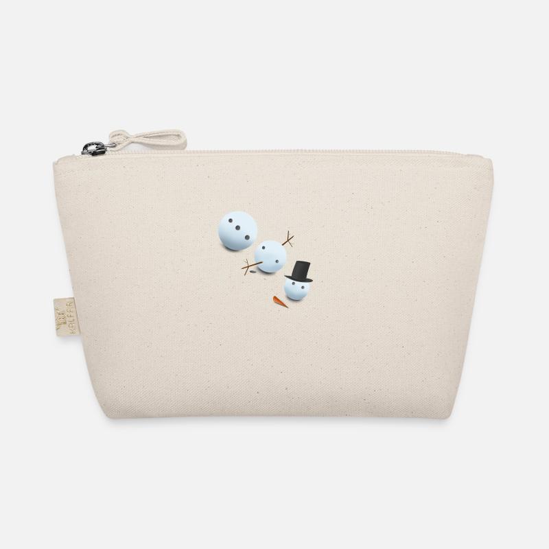 Fallen Snowman Organic Pouch