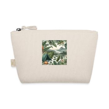 Camp in the wilderness - Organic Pouch - nature - Front