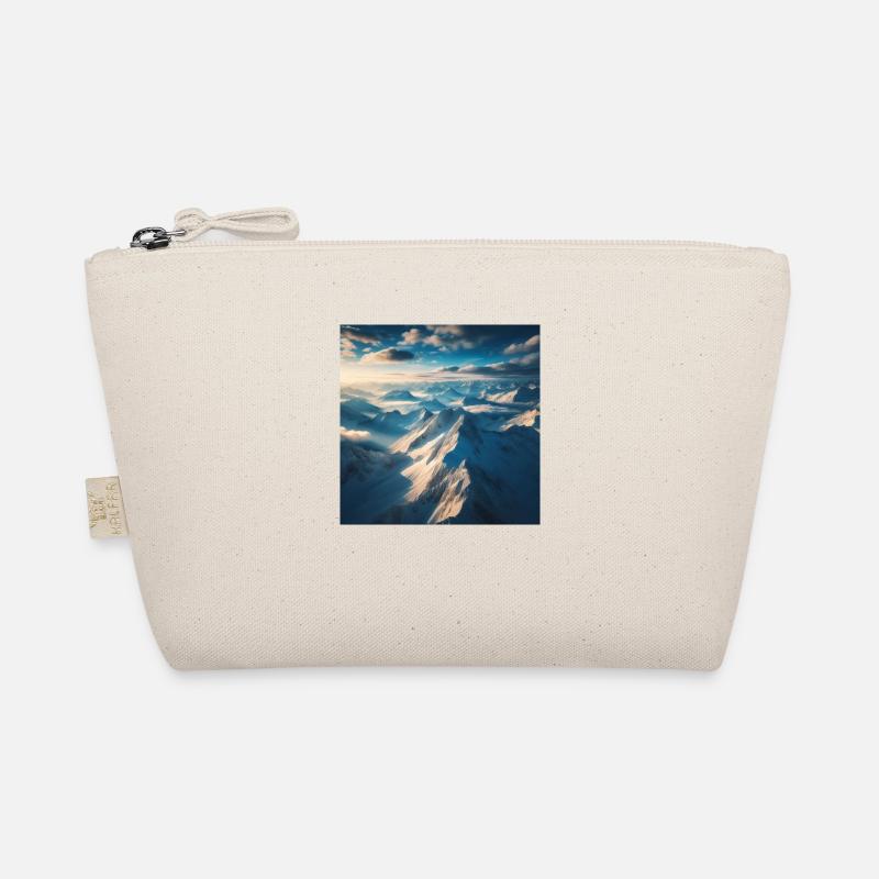 Mountain landscape above the clouds - Organic Pouch - nature