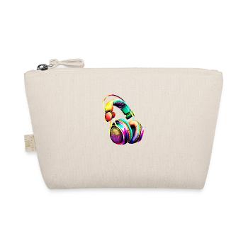 Headphones, Musicians, Gamers, Singers, Vocals, Listening to Music - Organic Pouch - nature - Front