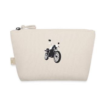 Motorcycle Motorcross Motorcyclist Motorbike Fan - Organic Pouch - nature - Front
