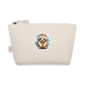 Paresseux avec casquette hiver saison froide - Trousse biologique - nature - Devant