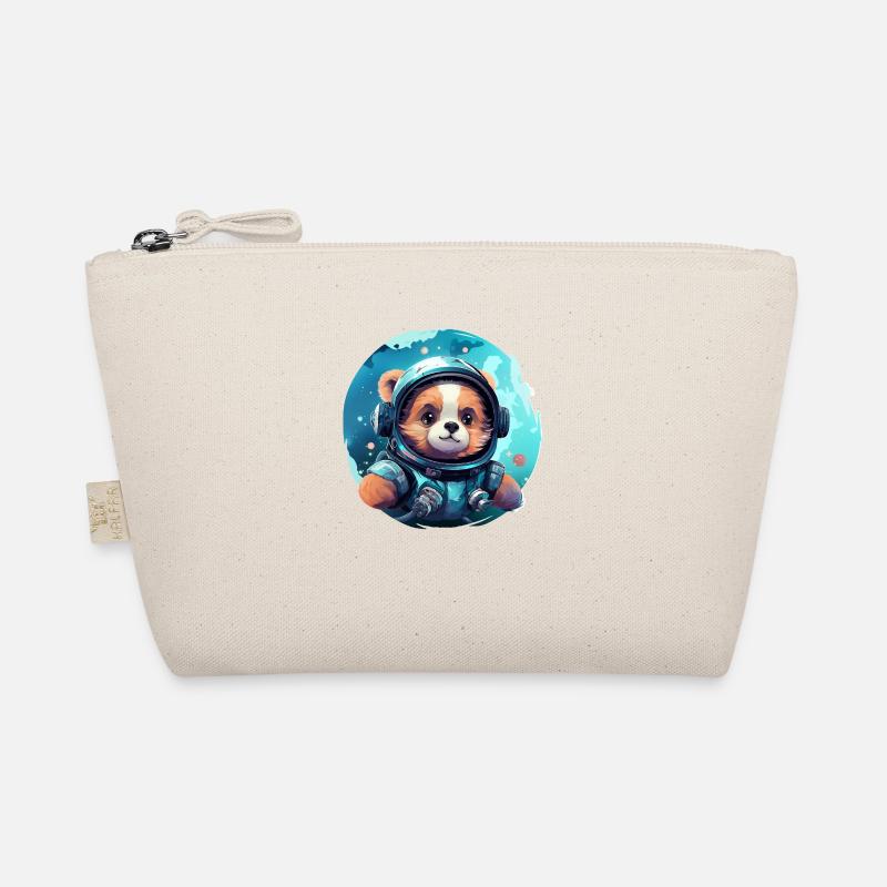 Drôle d’ours au look d’astronaute. Trousse biologique