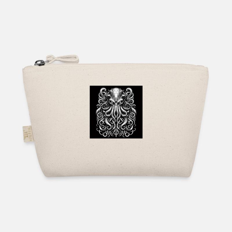 Cthulhu Tattoo Style Lovecraft - Bio-Täschchen - Natur