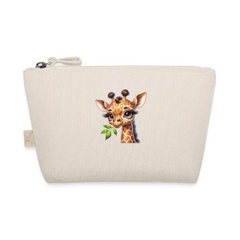 Baby giraffe - Organic Pouch - nature - Front