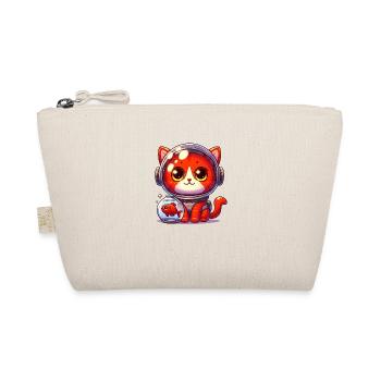 The Astronaut Cat - Organic Pouch - nature - Front