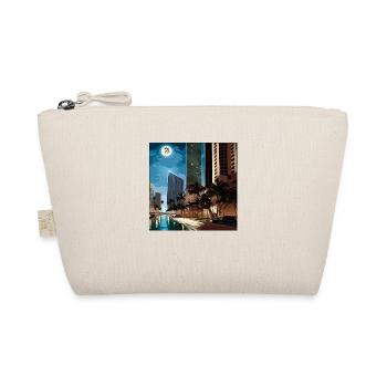 Palm trees in moonlight - Organic Pouch - nature - Front